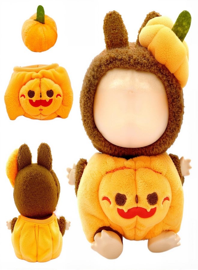 Mauts-inus Halloween Clothes for Labubu for 17cm Doll Clothes- Happy Pumpkin Clothing Set, Suitable for Halloween Costumes and Accessories - Image 1